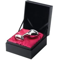 Njoy Pure Stål Analplugg Large -Onaniprodukter butikk 10179 njoy pure st l anal plug stor q100 04