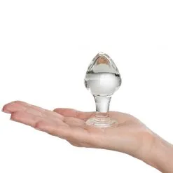 Icicles No 25 Analplugg I Glass -Onaniprodukter butikk 12891 glas buttplug icicles no 25 50 hand q100