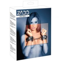 ZADO Håndjern I Skinn 9 ZADO Håndjern I Skinn -Onaniprodukter butikk 13620 zado l der h ndjern q100 04