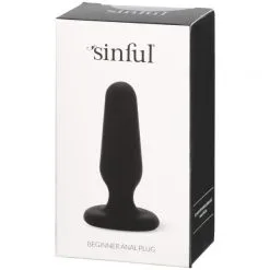 Sinful Begynner Analplugg -Onaniprodukter butikk 14434 sinful begynder anal plug 90 pack q100