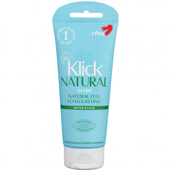 RFSU Klick Natural Glide Vannbasert Glidemiddel 100 Ml 3 RFSU Klick Natural Glide Vannbasert Glidemiddel 100 Ml