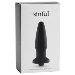 Sinful Vibrerende Analplugg Medium 15 Sinful Vibrerende Analplugg Medium -Onaniprodukter butikk 14475 sinful vibrerende anal plug medium q100 05