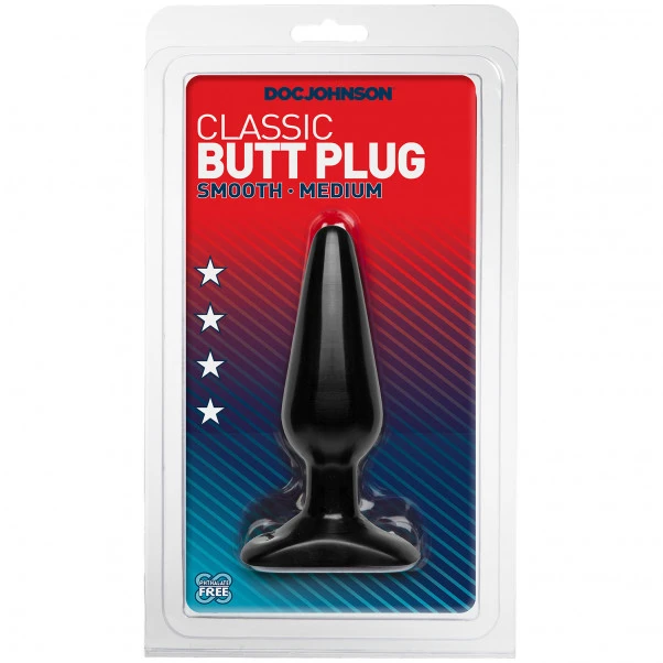 Doc Johnson Classic Smooth Butt Plug Medium 5 Doc Johnson Classic Smooth Butt Plug Medium - Bilde 3