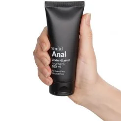 Sinful Anal Vannbasert Glidemiddel 100 Ml -Onaniprodukter butikk 14630 sinful anal glidecreme 100 ml 50 hand q100