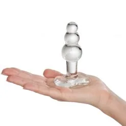 Icicles No 47 Buttplug I Glass Med Kuler -Onaniprodukter butikk 14808 icicles no 47 glas buttplug 50 hand q100