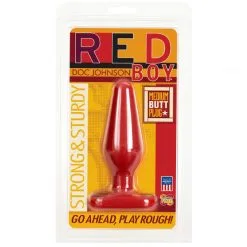 Doc Johnson Red Boy Buttplug Medium -Onaniprodukter butikk 14929 doc johnson red boy butt plug medium q100 02