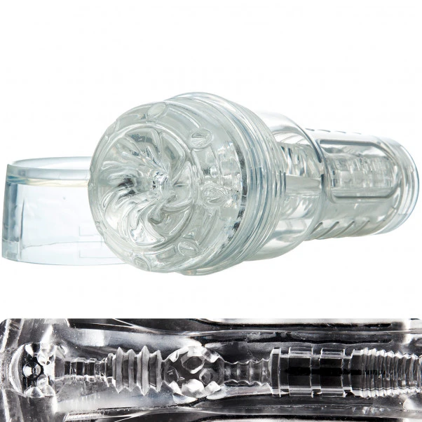 Fleshlight GO Torque Ice Gjennomsiktig Masturbator 3 Fleshlight GO Torque Ice Gjennomsiktig Masturbator