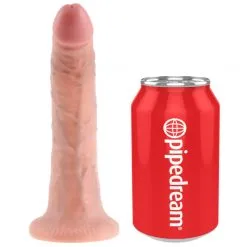 King Cock Dildo 18 Cm Med Strap-on Seler -Onaniprodukter butikk 15146 king cock harness med dildo 18 cm 05