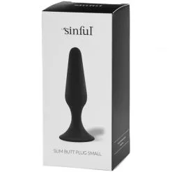 Sinful Slim Butt Plug Small -Onaniprodukter butikk 15204 sinful slim anal plug small 05