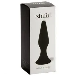 Sinful Slim Analplugg Large -Onaniprodukter butikk 15205 sinful slim anal plug large 06