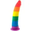 Pride Dildo Original Rainbow Dildo 1 Pride Dildo Original Rainbow Dildo -Onaniprodukter butikk 15336 pride dildo original rainbow silikone dildo q 100 01a