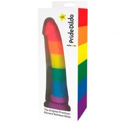 Pride Dildo Original Rainbow Dildo -Onaniprodukter butikk 15336 pride dildo original rainbow silikone dildo q 100 02