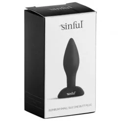 Sinful BumBum Small Silikon Butt Plug -Onaniprodukter butikk 15925 sinful bumbum small silicone butt plug q100 05