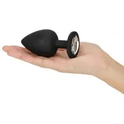 Sinful Jewel Silikon Butt Plug Large -Onaniprodukter butikk 16178 sinful jewel silicone butt plug large q100 05