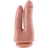King Cock Double Penetrator Dobbel Dildo 21 Cm -Onaniprodukter butikk 16511 king cock double penetrator dobbelt dildo 21 cm 01 2