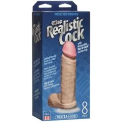 Doc Johnson The Realistic Cock Dildo 20 Cm -Onaniprodukter butikk 16562 doc johnson the realistic cock dildo 20 cm 02 package q100