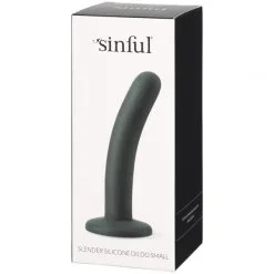 Sinful Slender Silikon Dildo Small -Onaniprodukter butikk 16632 sinful slender silikone dildo small 90 pack q100