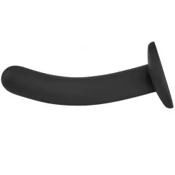 Sinful Slender Silikon Dildo Medium -Onaniprodukter butikk 16637 sinful slender silikone sort dildo medium q100 05