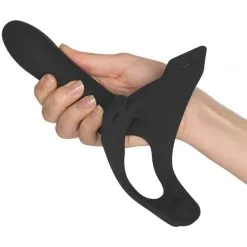 Perfect Fit Zoro Strap-On Seletøy Med Dildo Svart -Onaniprodukter butikk 16699 perfect fit zoro strap on harness med dildo sort 50 hand q100