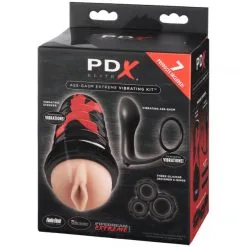 PDX Elite Ass-Gasm Extreme Vibrating Kit 13 PDX Elite Ass-Gasm Extreme Vibrating Kit -Onaniprodukter butikk 16818 pdx elite ass gasm extreme vibrerende saet 90 pack