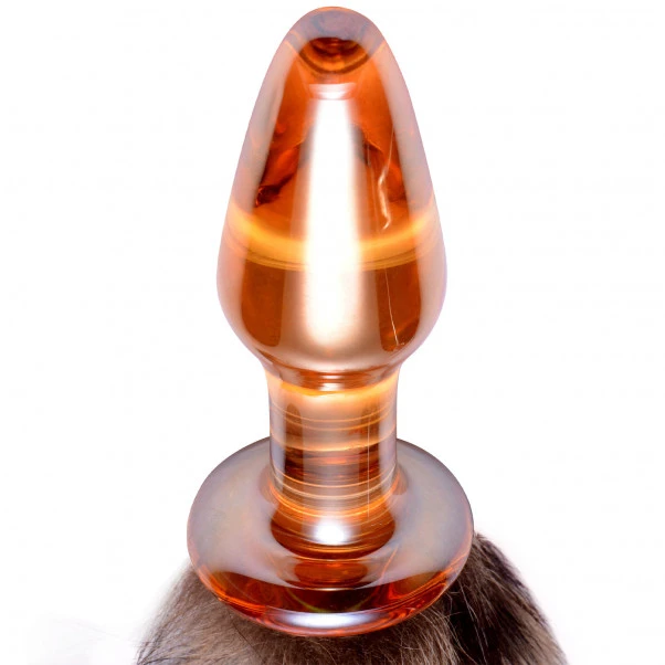 Tailz Fox Tail Glass Analplugg 4 Tailz Fox Tail Glass Analplugg - Bilde 2