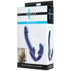 Strap U Revolver II Vibrerende Strapless Strap-On Dildo -Onaniprodukter butikk 16871 strap u revolver ii vibrerende strapless strap on dildo 10 package q100