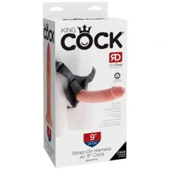 King Cock Seletøy Med Dildo 23 Cm -Onaniprodukter butikk 17246 king cock harness med dildo 23 cm 06
