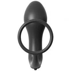 Anal Fantasy Ass-Gasm Penisring Med Vibrerende Analplugg -Onaniprodukter butikk 17394 anal fantasy ass gasm penisring med vibrerende anal plug 03