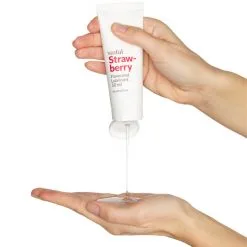 Sinful Glidemiddel Med Jordbærsmak 50 Ml -Onaniprodukter butikk 17707 sinful glidecreme med jordbaer smag 50 ml 51 hand q100