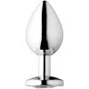 Sinful Jewel Metal Buttplugg Medium 1 Sinful Jewel Metal Buttplugg Medium -Onaniprodukter butikk 17952 sinful jewel butt plug i stal medium clear 01 q100 1