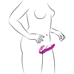 Strap U Evoke Strap-on Dildo Med Vibrator -Onaniprodukter butikk 18307 strap u evoke strap on dildo with vibrator 10 illustration q100