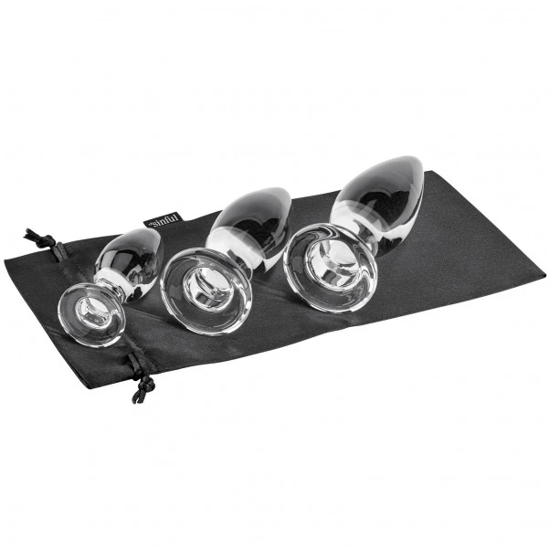 Sinful BumBum Glass Butt Plugg Sett 4 Sinful BumBum Glass Butt Plugg Sett - Bilde 2