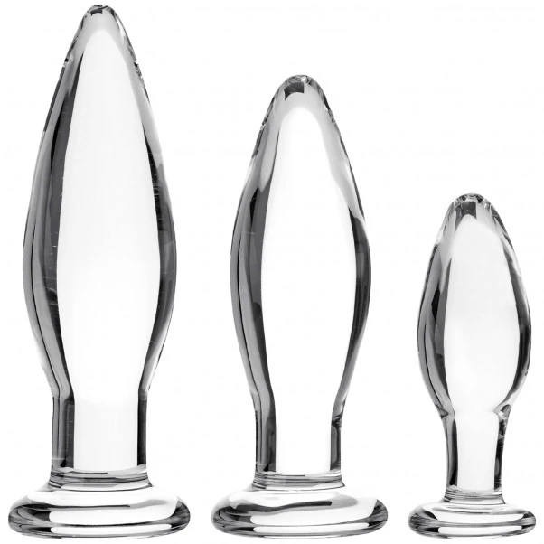 Sinful BumBum Glass Butt Plugg Sett 3 Sinful BumBum Glass Butt Plugg Sett