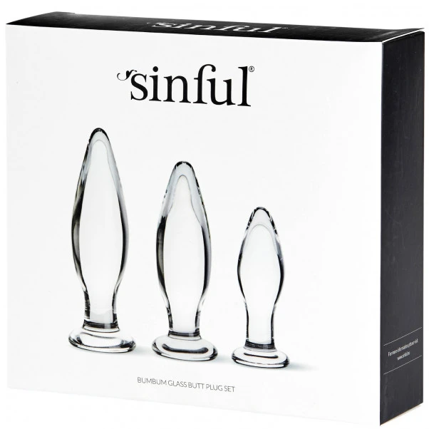 Sinful BumBum Glass Butt Plugg Sett 8 Sinful BumBum Glass Butt Plugg Sett - Bilde 6