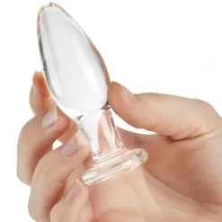 Sinful BumBum Glass Butt Plugg Small -Onaniprodukter butikk 18401 sinful bumbum small glas butt plug q100 03