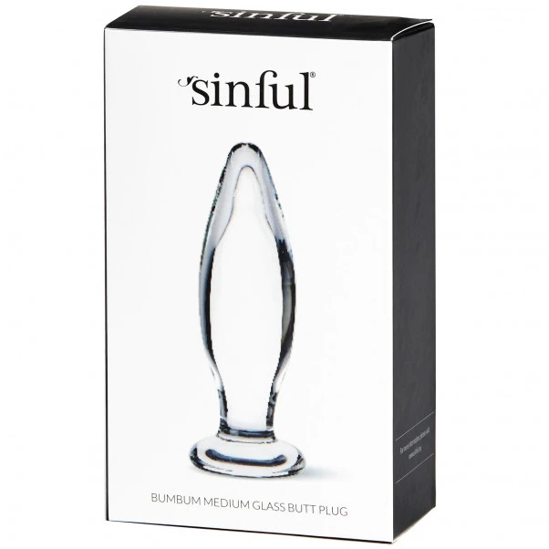 Sinful BumBum Glass Butt Plugg Medium 6 Sinful BumBum Glass Butt Plugg Medium - Bilde 4