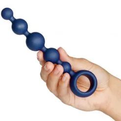 Joyballs Anal Wave Kort Blå -Onaniprodukter butikk 18539 joyballs anal wave kort bla 05 hand q100 1