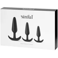 Sinful Sailor Triple Buttplugg Sett -Onaniprodukter butikk 19251 sinful sailor triple butt plug set q100 06
