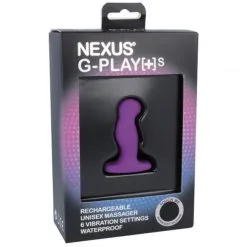 Nexus G-Play Oppladbar Analvibrator Small -Onaniprodukter butikk 19313 nexus g play opladelig anal vibrator small purple q100 03