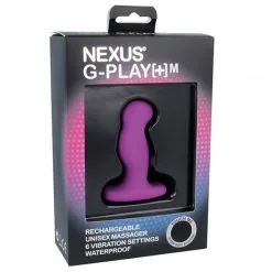 Nexus G-play Oppladbar Analvibrator Medium 7 Nexus G-play Oppladbar Analvibrator Medium -Onaniprodukter butikk 19316 nexus g play opladelig anal vibrator medium purple q100 02