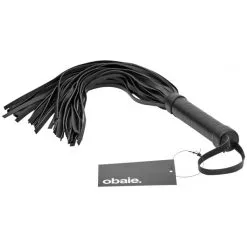Obaie Imitert Lær Flogger 42 Cm -Onaniprodukter butikk 19413 obaie immiteret l der flogger 42 cm 01 1