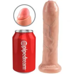 King Cock - Uncut Dildo 20 Cm 8 King Cock - Uncut Dildo 20 Cm -Onaniprodukter butikk 19524 king cock uncut realistisk dildo 18 cm 02