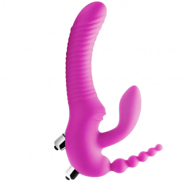 Strap U Regal Rider Vibrerende Triple G Strap-On Dildo 3 Strap U Regal Rider Vibrerende Triple G Strap-On Dildo