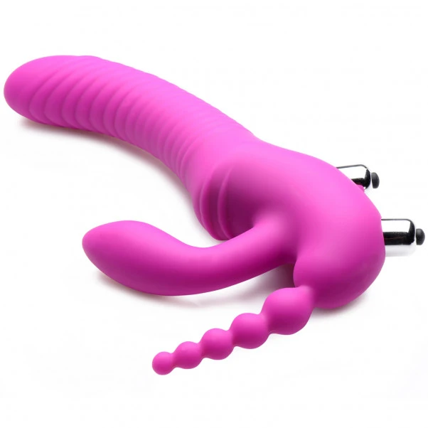 Strap U Regal Rider Vibrerende Triple G Strap-On Dildo 4 Strap U Regal Rider Vibrerende Triple G Strap-On Dildo - Bilde 2