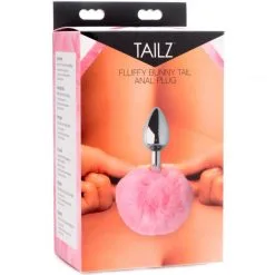 Tailz Fluffy Bunny Tail Buttplugg 9 Tailz Fluffy Bunny Tail Buttplugg -Onaniprodukter butikk 19697 tailz fluffy bunny tail anal plug 02