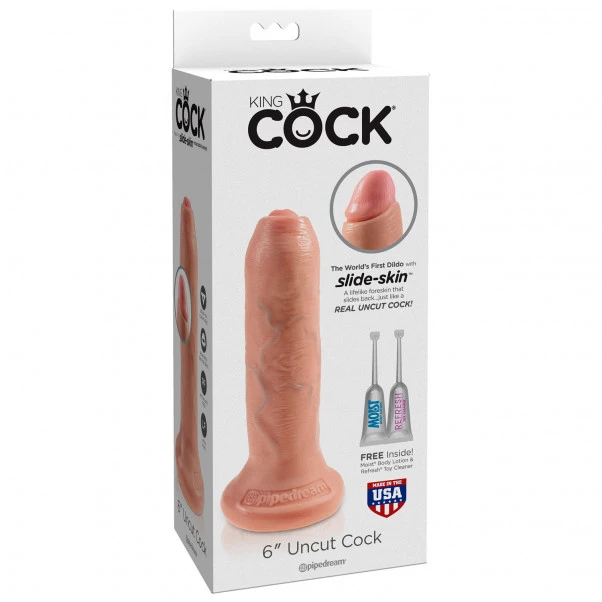 King Cock Uncut Realistisk Dildo Med Testikler 18,5 Cm 6 King Cock Uncut Realistisk Dildo Med Testikler 18,5 Cm - Bilde 4