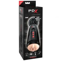 PDX Elite Dirty Talk Starter Stroker -Onaniprodukter butikk 21010 pdx elite dirty talk starter stroker 04