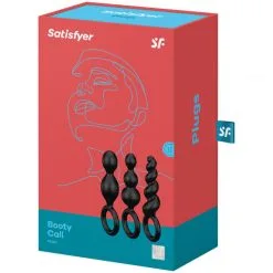 Satisfyer Booty Call Analplugg-sett -Onaniprodukter butikk 21174 satisfyer plugs anal plug saet 90 pack q100 2