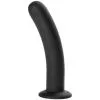 Sinful Slender Silikone Sort Dildo Large -Onaniprodukter butikk 21235 sinful slender silicone dildo large fuxtoy q100 02