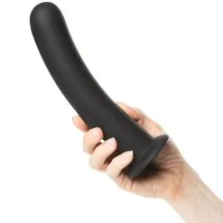 Sinful Slender Silikone Sort Dildo Extra Large -Onaniprodukter butikk 21236 sinful slender silikone sort dildo extra large fuxtoy q100 05